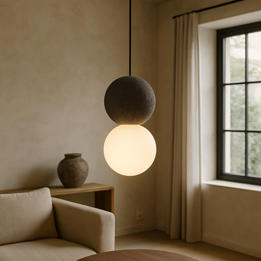 Pendelleuchte Stein Zylinder | G9 | LED | Modern