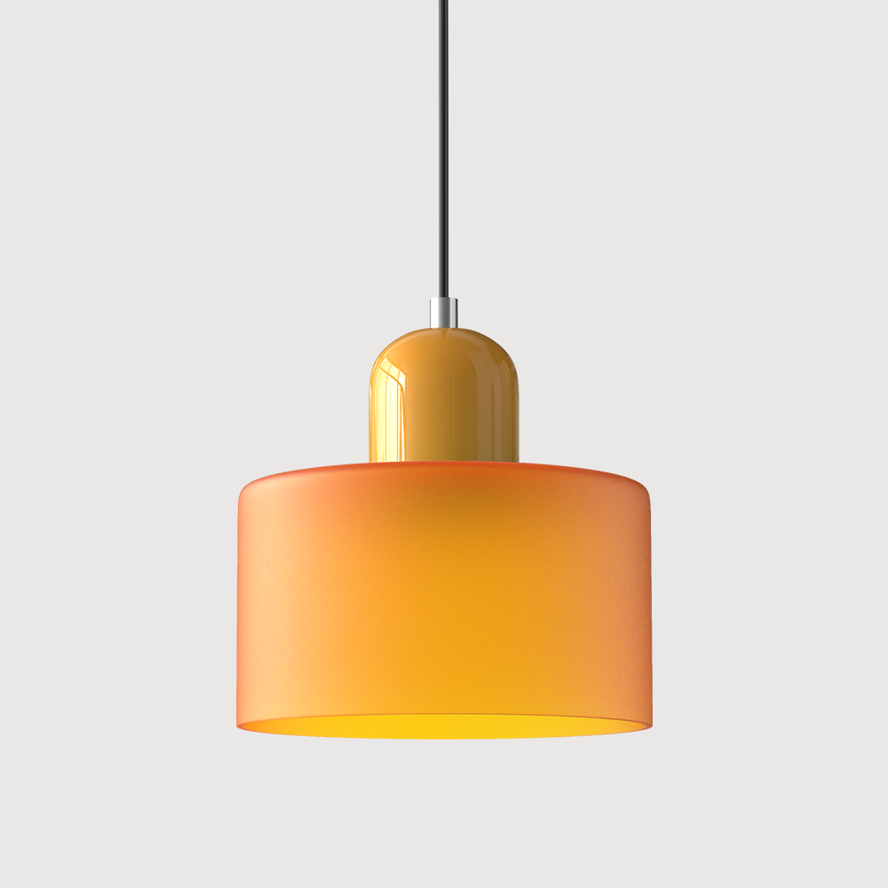 Pendelleuchte | Bauhaus Design | Glas | Höhenverstellbar E27
