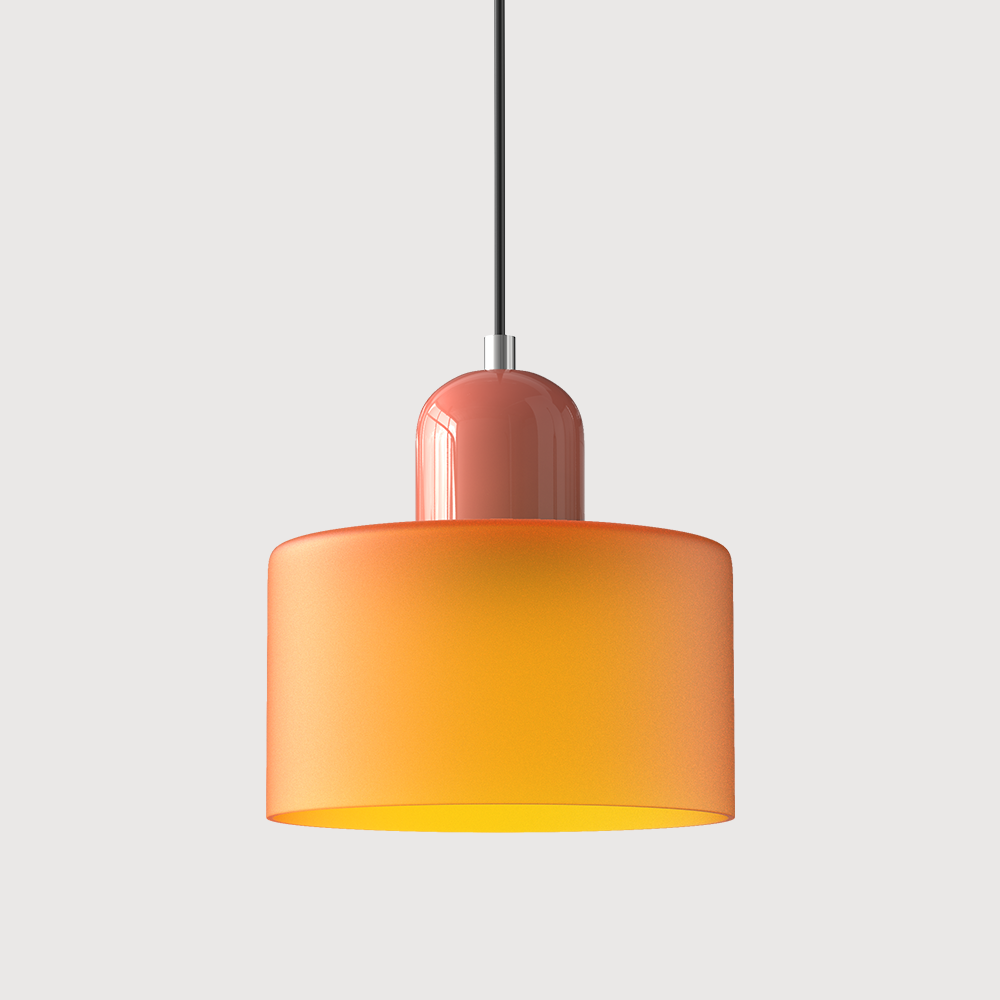 Pendelleuchte | Bauhaus Design | Glas | Höhenverstellbar E27
