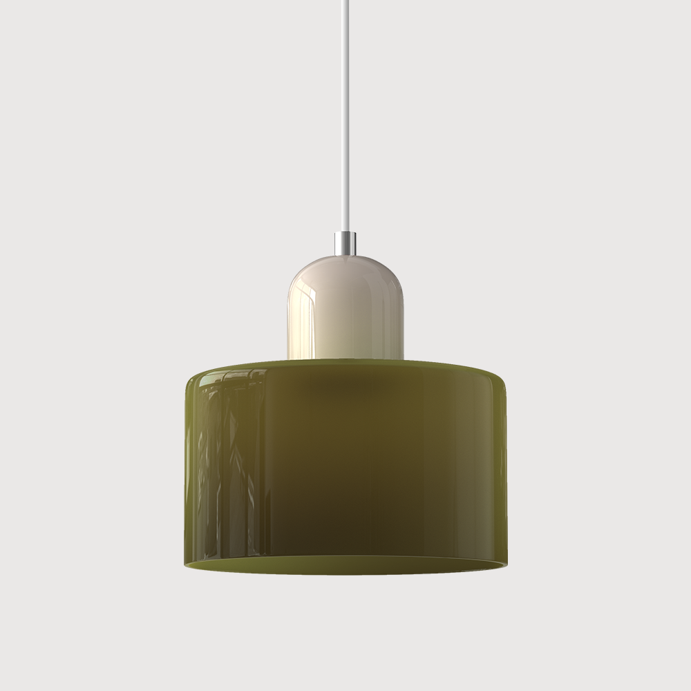Pendelleuchte | Bauhaus Design | Glas | Höhenverstellbar E27