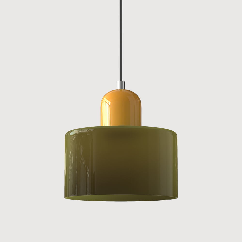 Pendelleuchte | Bauhaus Design | Glas | Höhenverstellbar E27