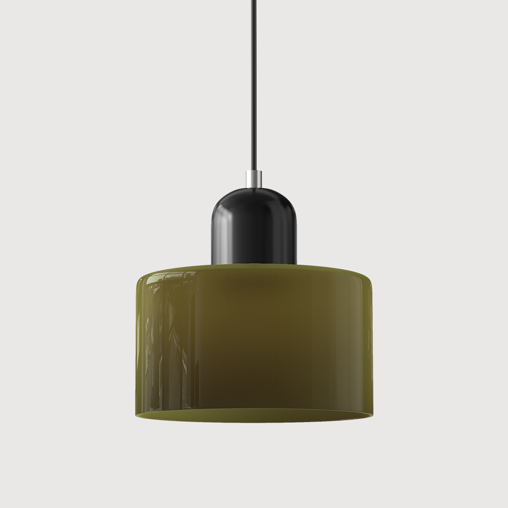 Pendelleuchte | Bauhaus Design | Glas | Höhenverstellbar E27