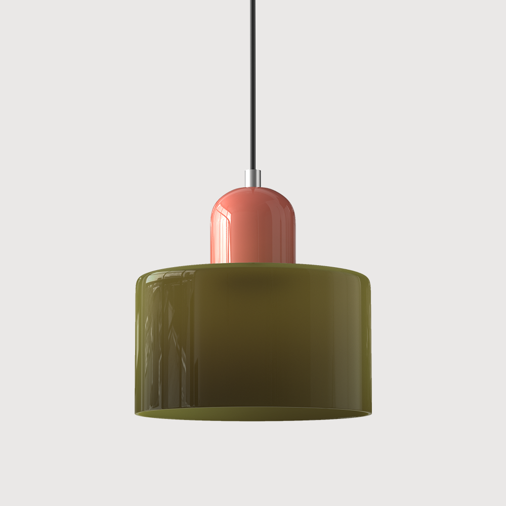 Pendelleuchte | Bauhaus Design | Glas | Höhenverstellbar E27