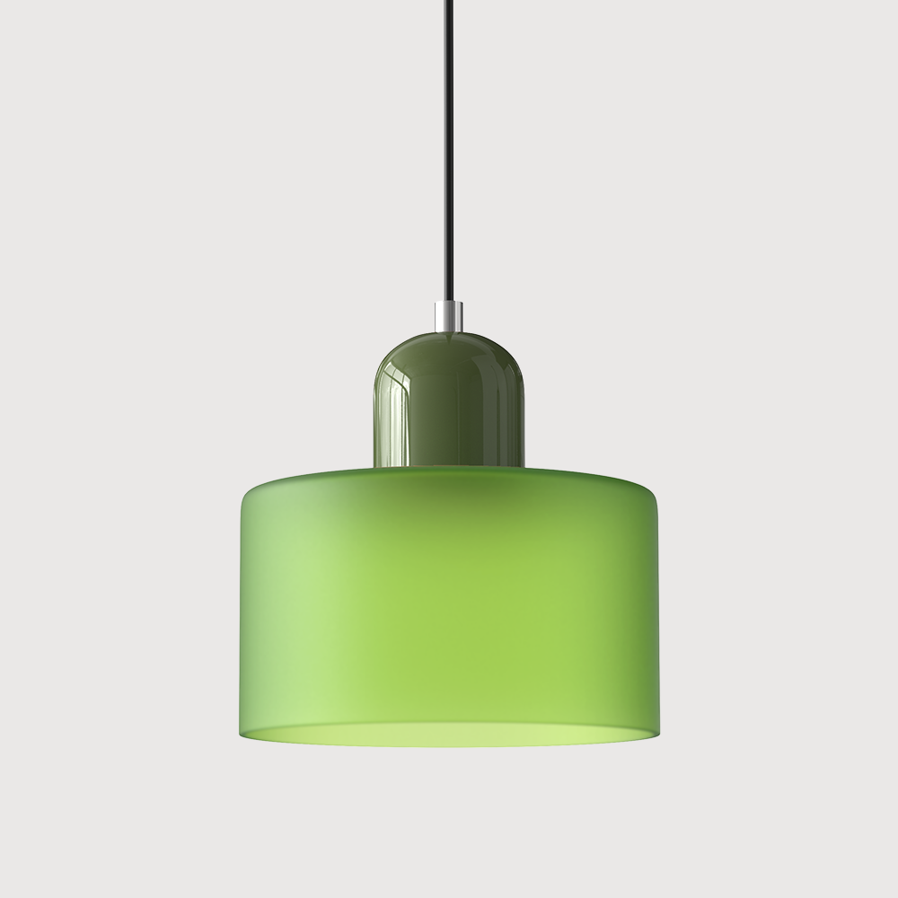 Pendelleuchte | Bauhaus Design | Glas | Höhenverstellbar E27