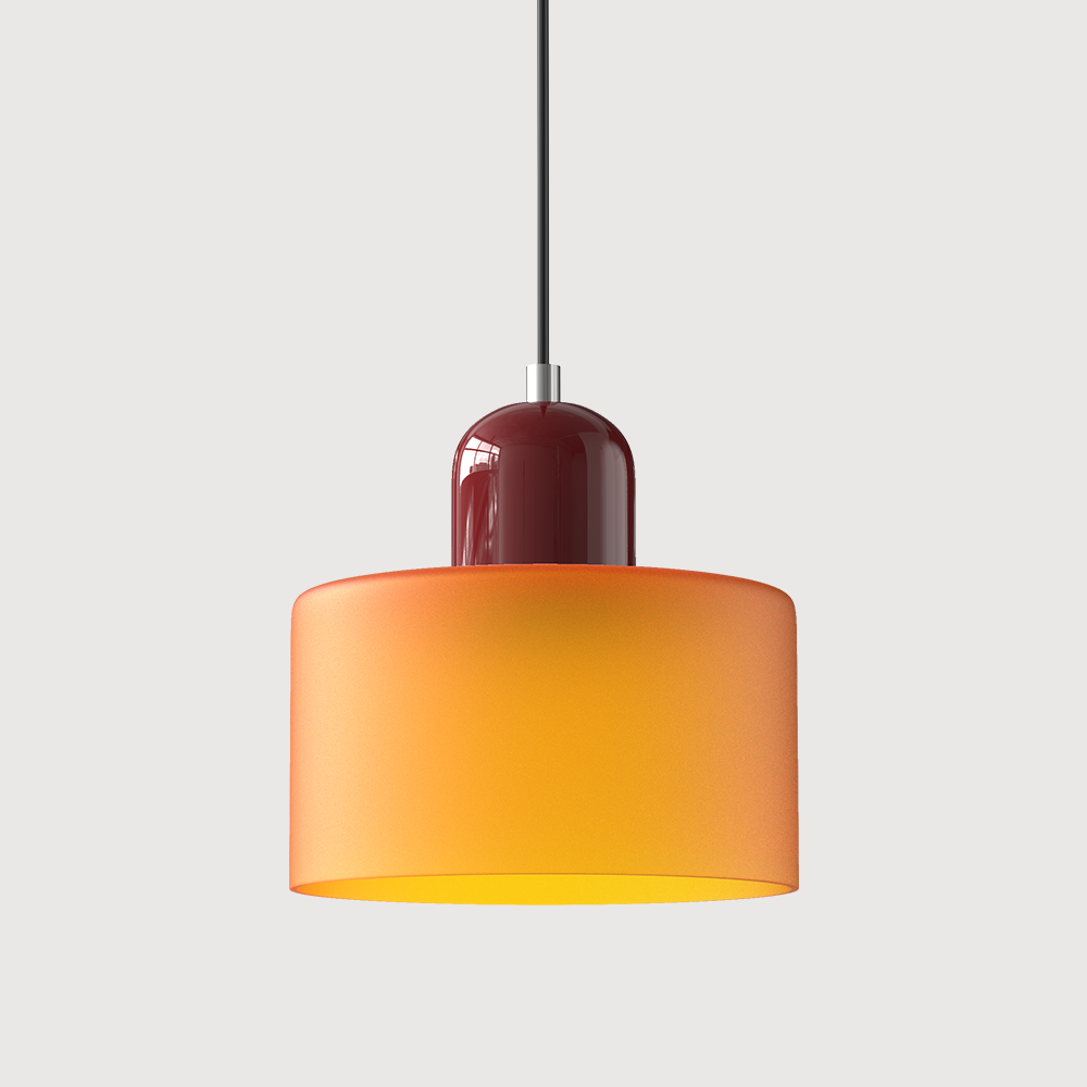Pendelleuchte | Bauhaus Design | Glas | Höhenverstellbar E27