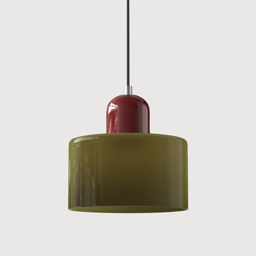 Pendelleuchte | Bauhaus Design | Glas | Höhenverstellbar E27