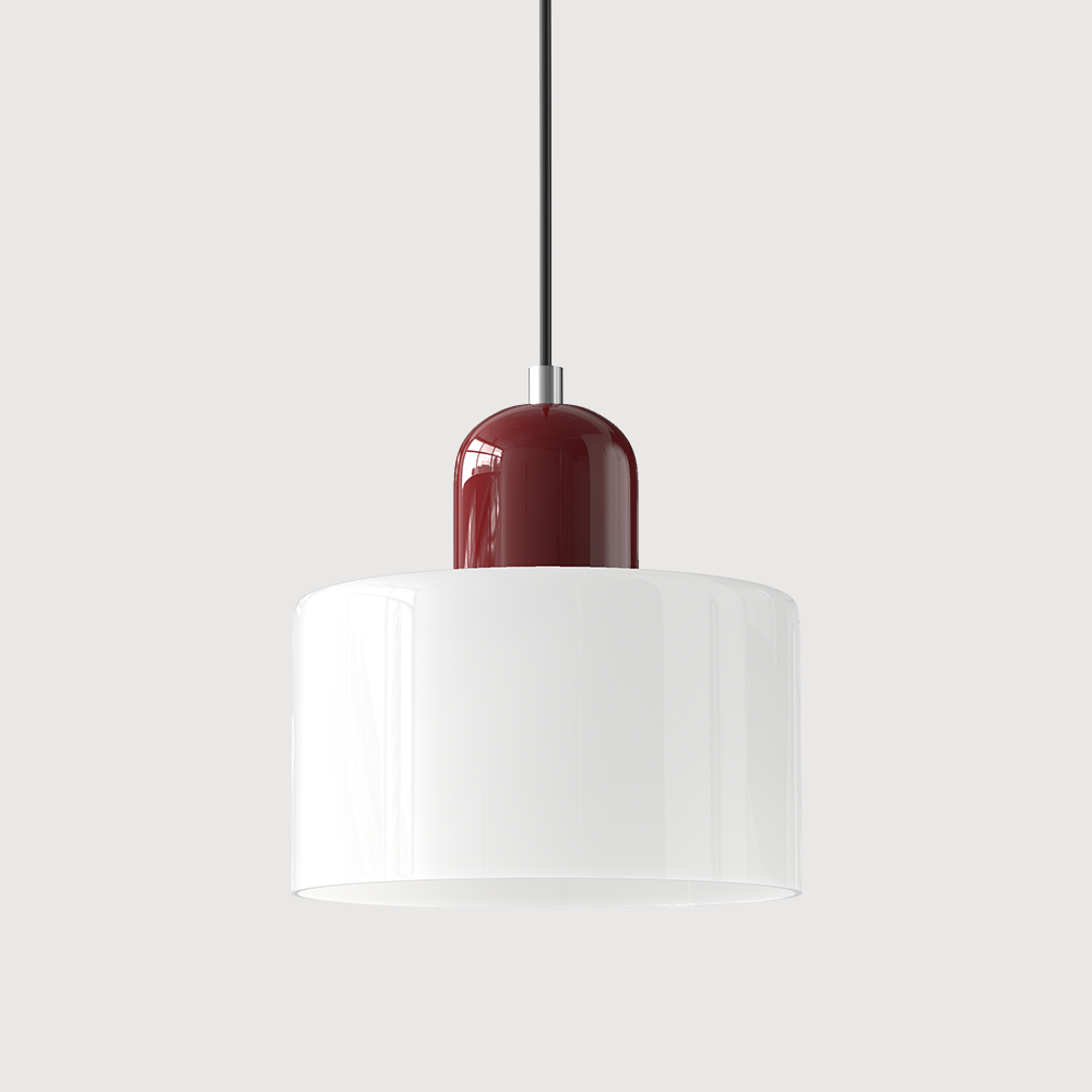 Pendelleuchte | Bauhaus Design | Glas | Höhenverstellbar E27