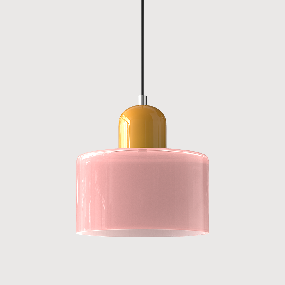 Pendelleuchte | Bauhaus Design | Glas | Höhenverstellbar E27