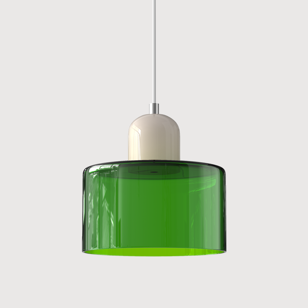 Pendelleuchte | Bauhaus Design | Glas | Höhenverstellbar E27