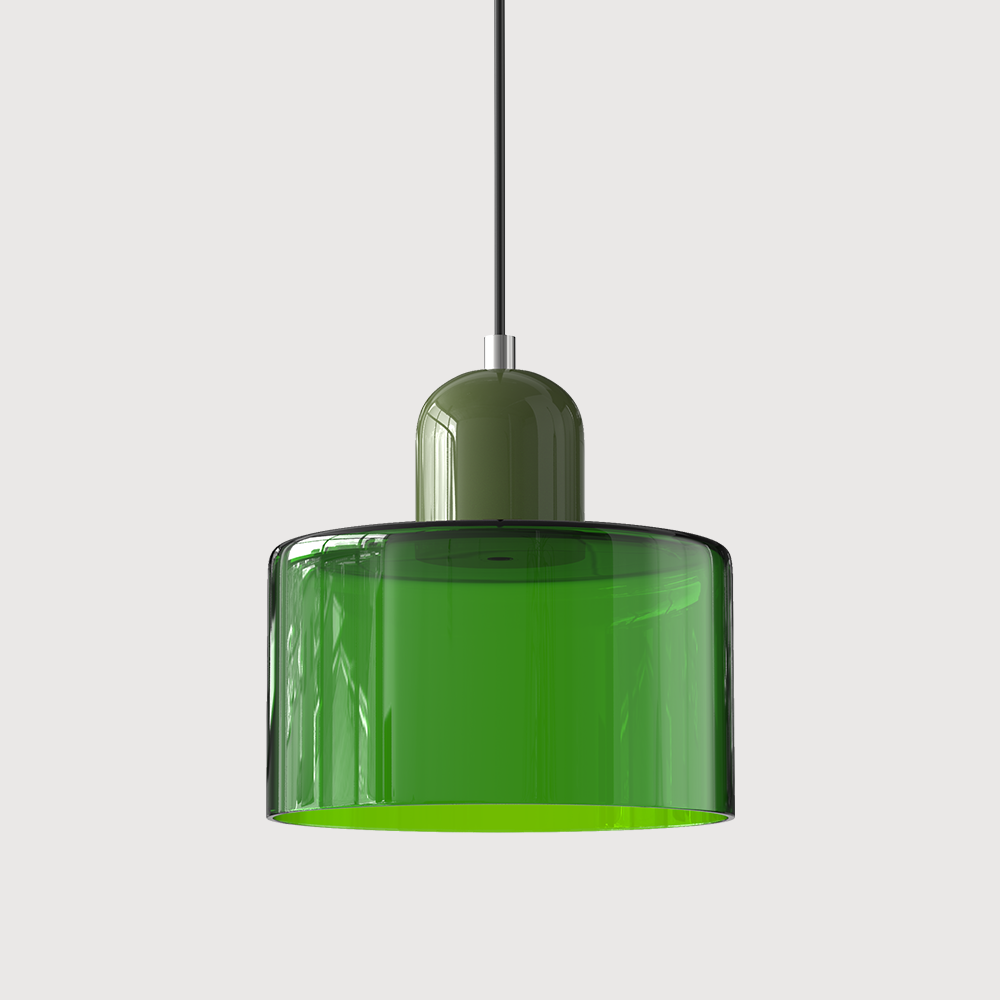 Pendelleuchte | Bauhaus Design | Glas | Höhenverstellbar E27