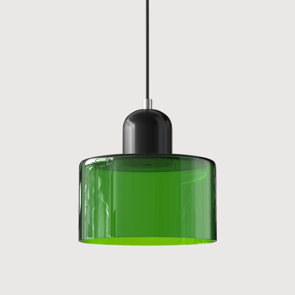 Pendelleuchte | Bauhaus Design | Glas | Höhenverstellbar E27