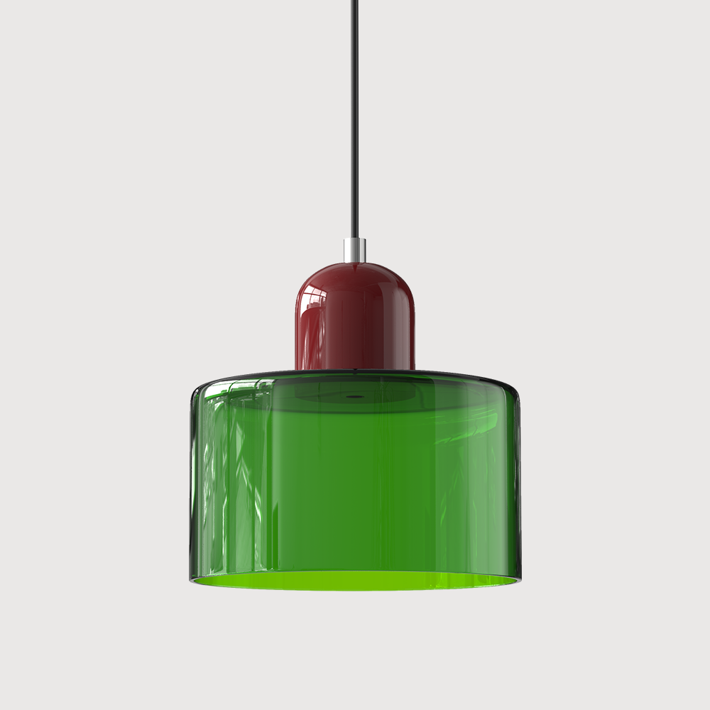Pendelleuchte | Bauhaus Design | Glas | Höhenverstellbar E27