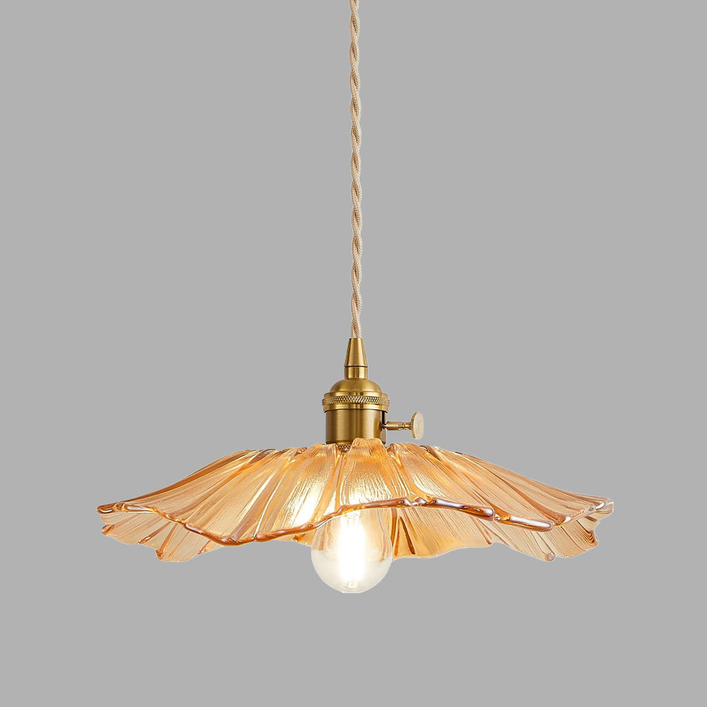 Pendelleuchte | Retro Glas | Esszimmer & Wohnbereich | Warmes Licht