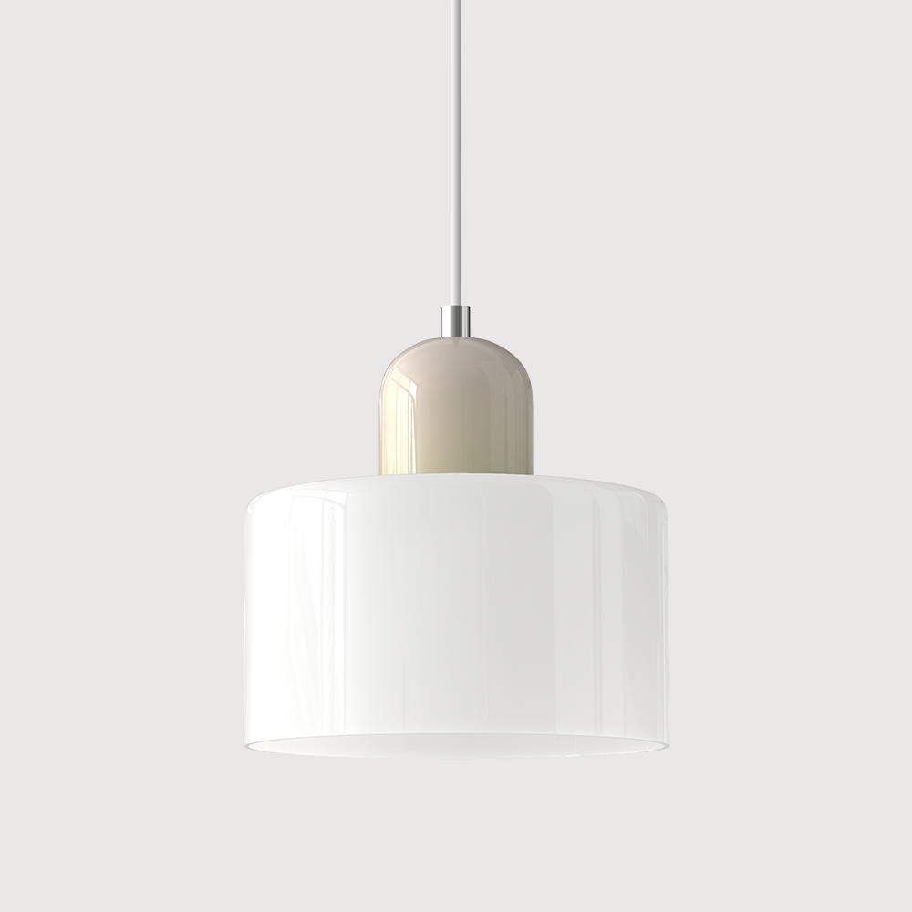 Pendelleuchte | Bauhaus Design | Glas | Höhenverstellbar E27