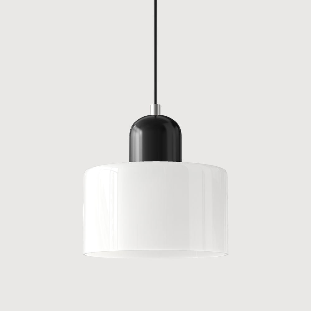 Pendelleuchte | Bauhaus Design | Glas | Höhenverstellbar E27