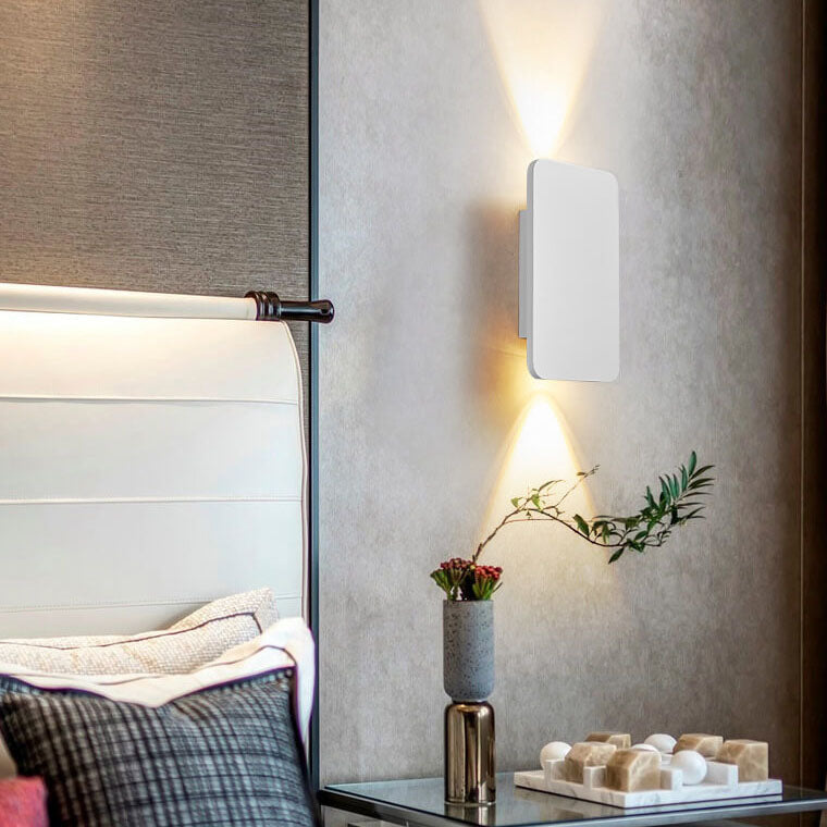 LED-Wandleuchte | Rechteckiges Nordisches Minimaldesign | 2-Flammig