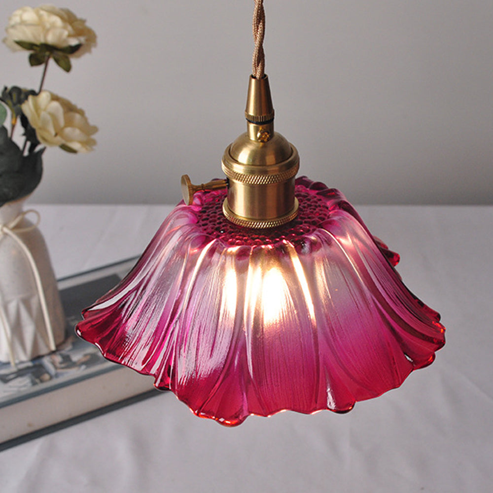 Pendelleuchte | Retro Glas | Esszimmer & Wohnbereich | Warmes Licht