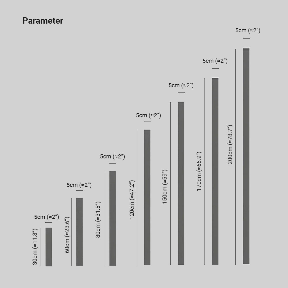 LED-Außenwandleuchte | Modernes Linear-Design | Garten & Flur