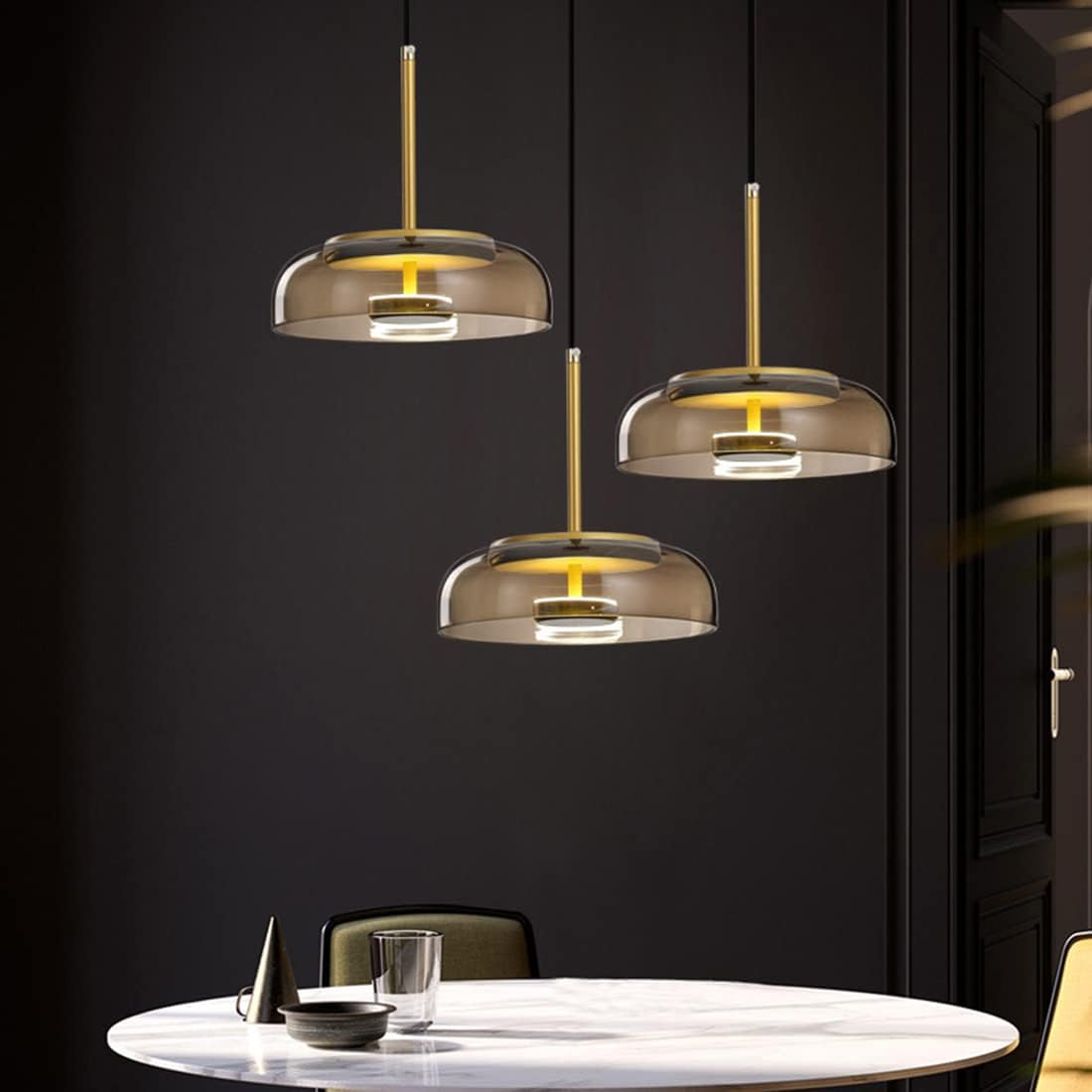 Pendelleuchte Esszimmer Glas | LED | Modernes Design