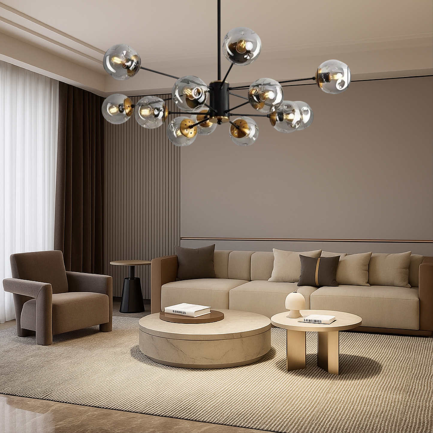 Nordic LED Chandelier 21W/35W/42W | Scandinavian Design | Höhenverstellbar | Wohnzimmer & Essbereich