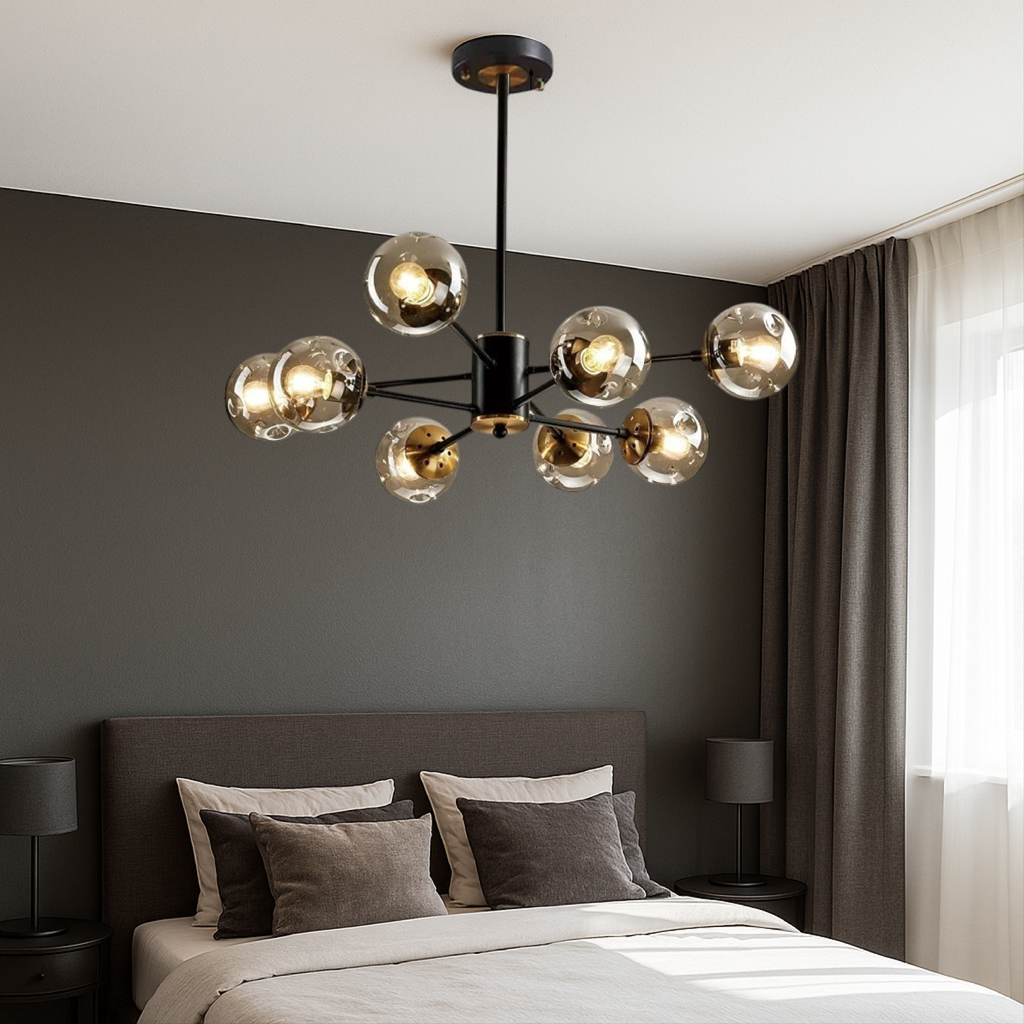 Nordic LED Chandelier 21W/35W/42W | Scandinavian Design | Höhenverstellbar | Wohnzimmer & Essbereich