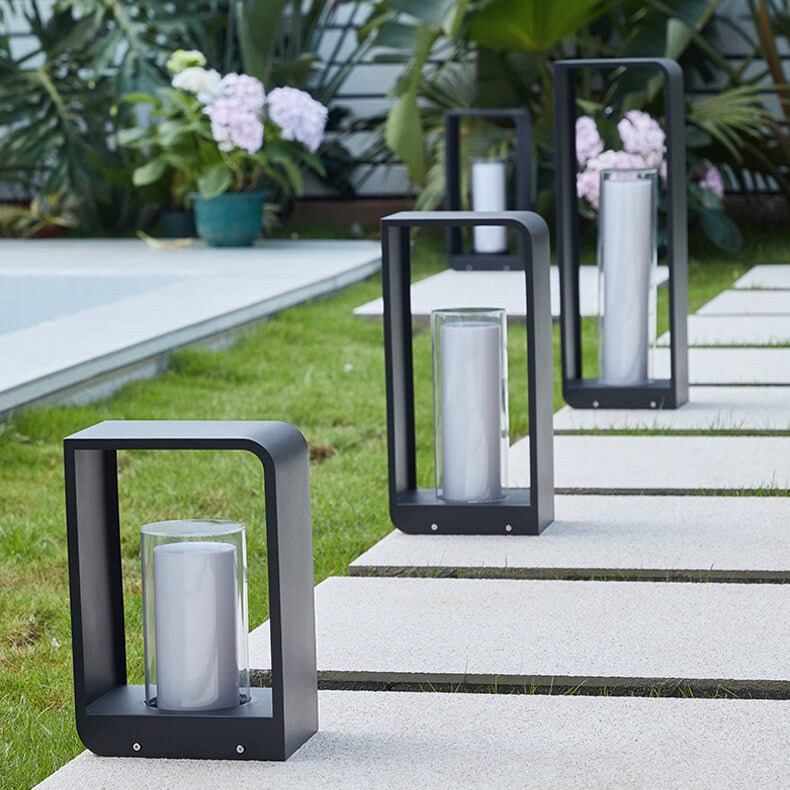Solar-Laterne Rechteckig | LED | Fernbedienung | IP65 Außen