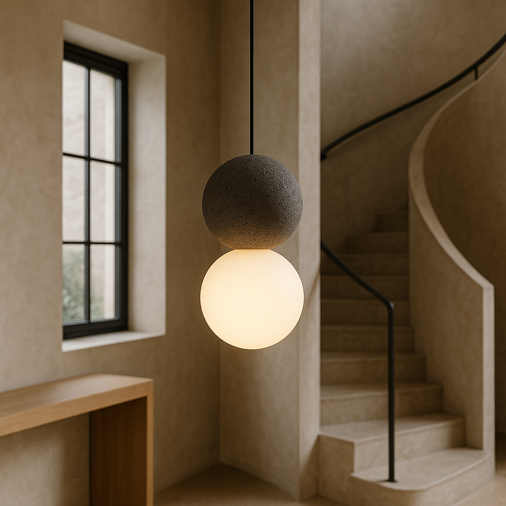 Pendelleuchte Stein Zylinder | G9 | LED | Modern