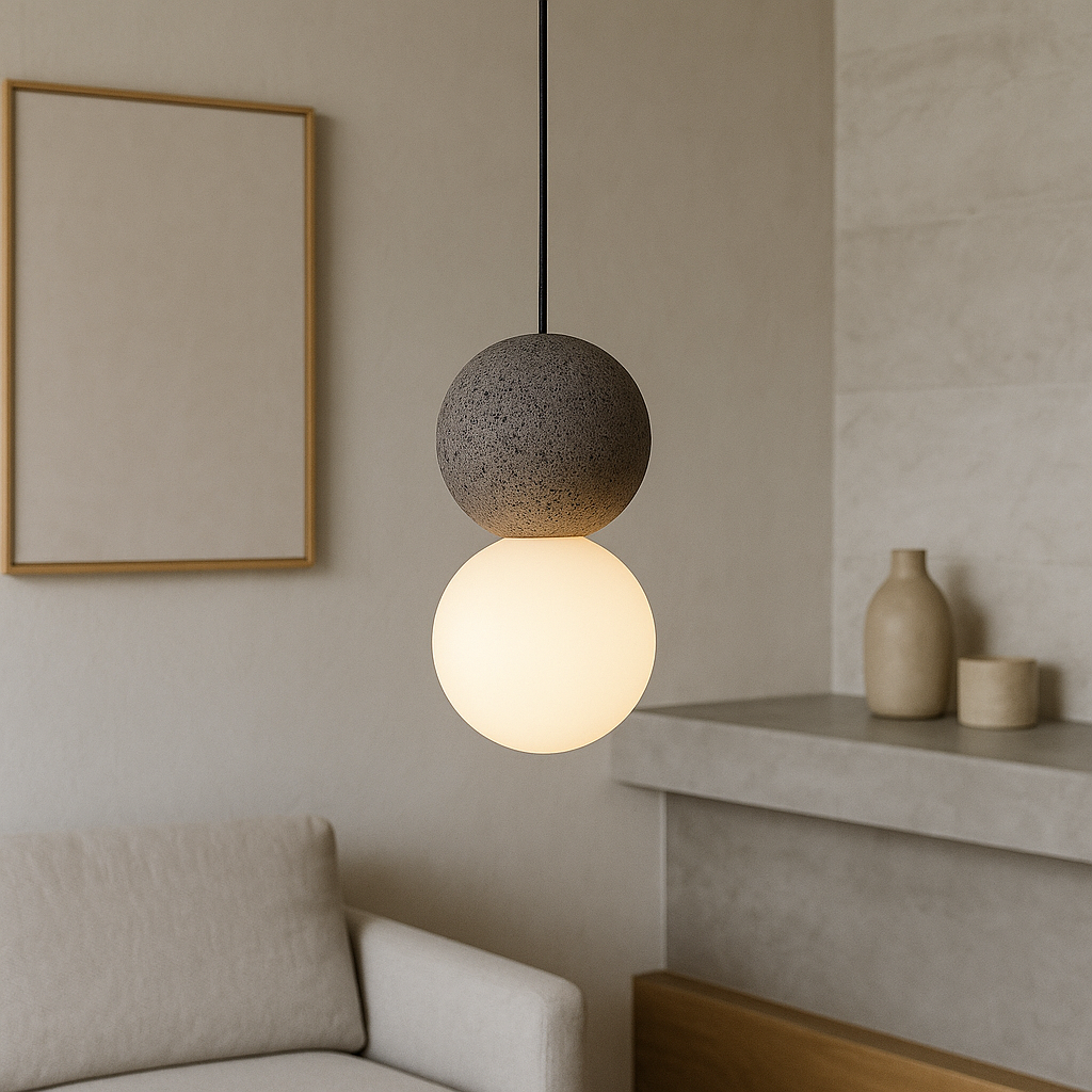 Pendelleuchte Stein Zylinder | G9 | LED | Modern