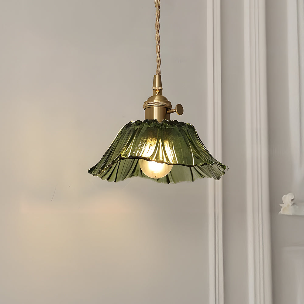 Pendelleuchte | Retro Glas | Esszimmer & Wohnbereich | Warmes Licht