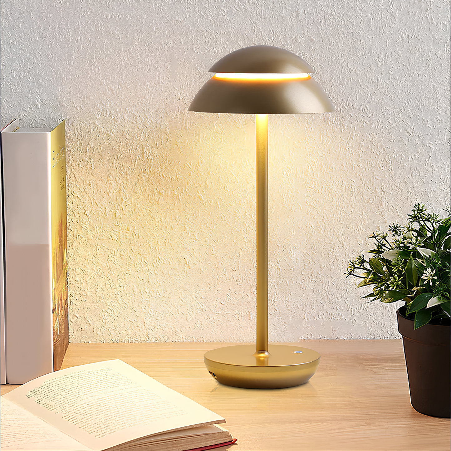 LED-Tischlampe Kabellos | Skandinavisch | Dimmbar | Warmweiß