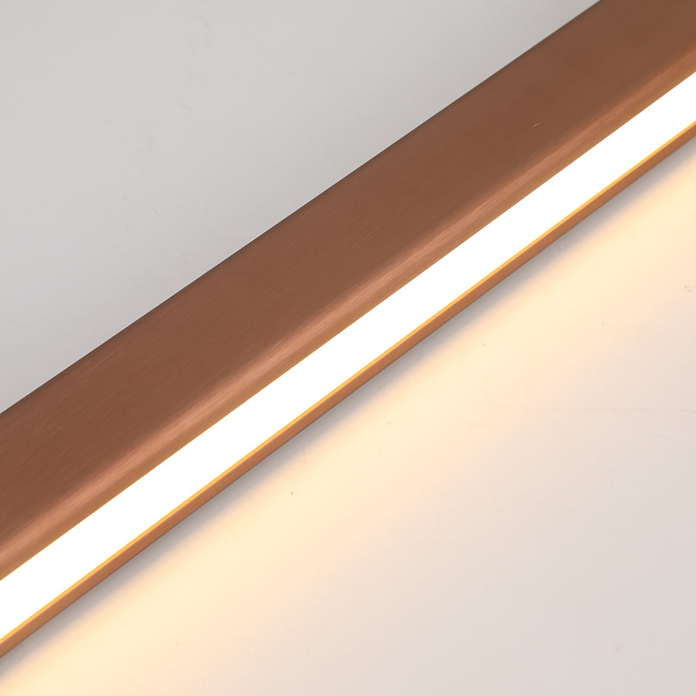 LED-Pendelleuchte | Linear & Modern | Schwarz/Braun | Esszimmer & Wohnzimmer