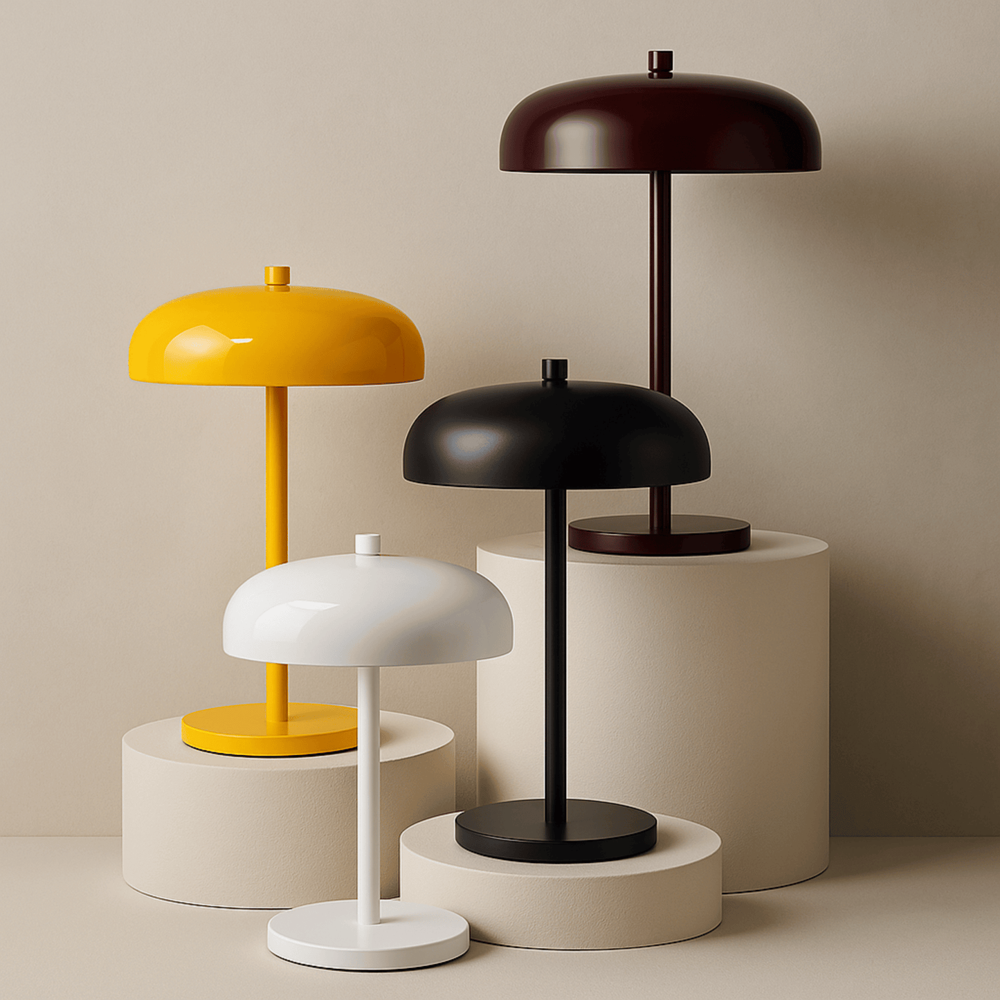 LED-Tischlampe Kabellos | Dimmbar | Metall | Wiederaufladbar