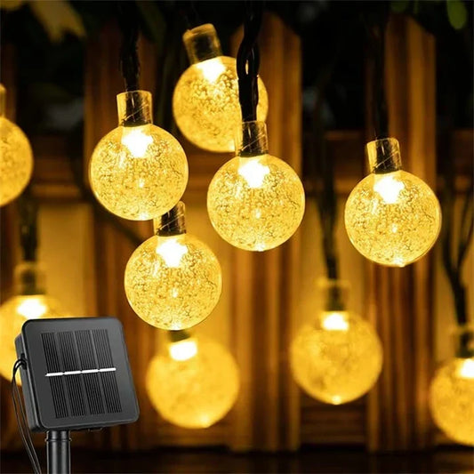 Solar-Lichterkette Kugeln | LED Außen | Automatik | Garten & Balkon