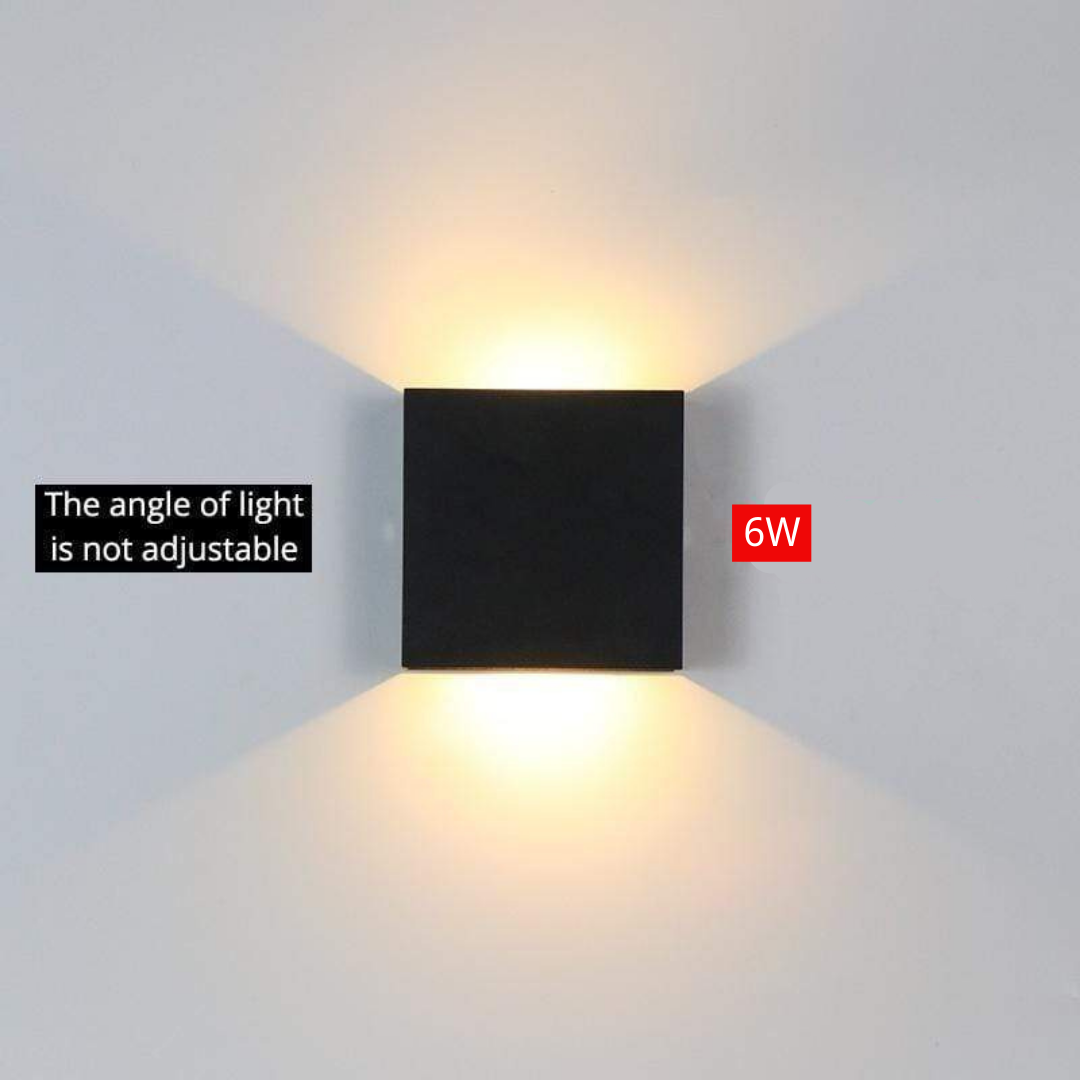 LED-Wandleuchte Aluminium | Wasserdicht | Verstellbarer Lichtstrahl | Modern