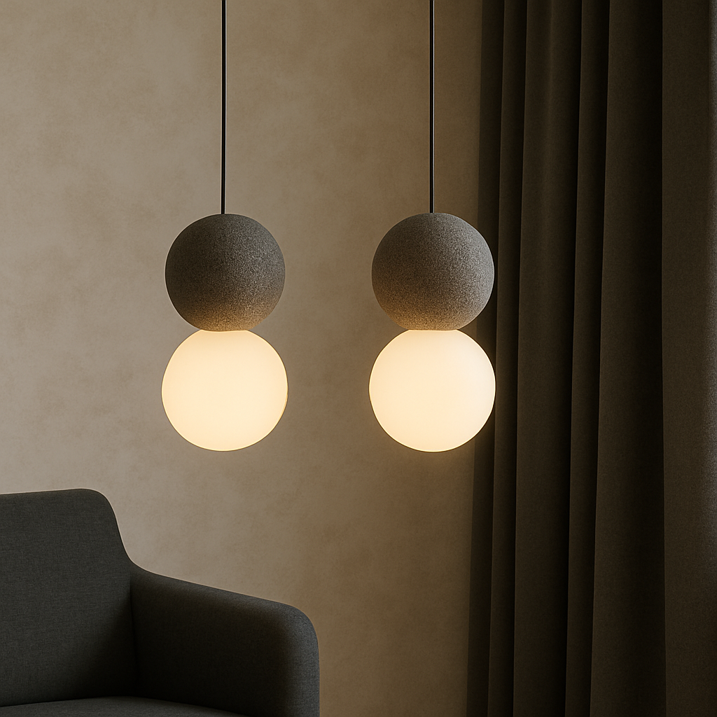 Pendelleuchte Stein Zylinder | G9 | LED | Modern