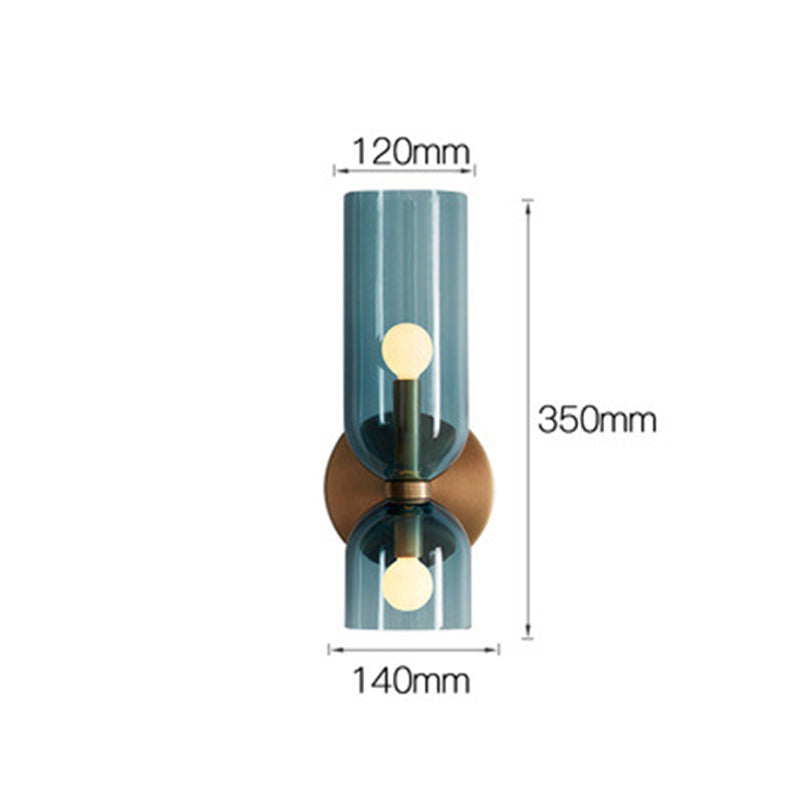 Wandleuchte 2-flammig | Glas | Innenbereich | Modern