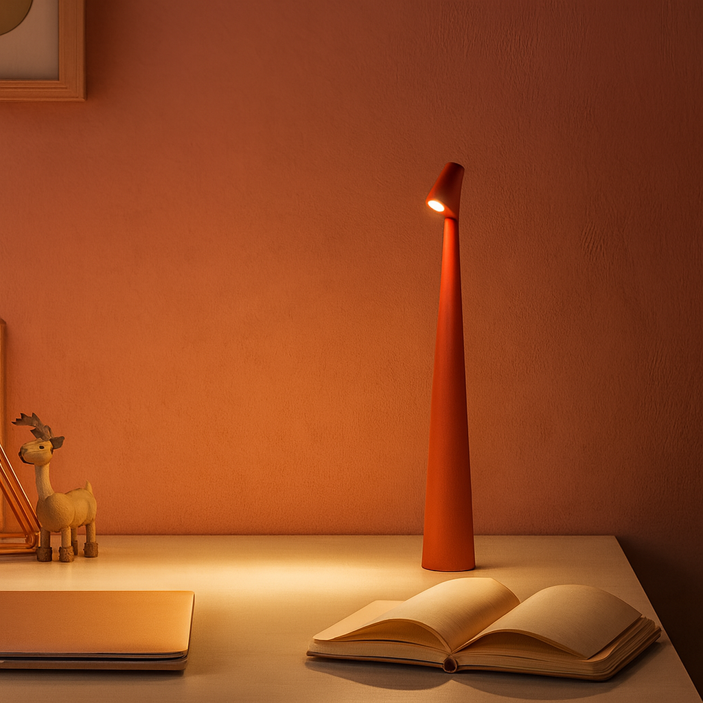 Tischlampe | Kabellos & Dimmbar | Akku-Betrieb | Wohnzimmer & Schlafzimmer