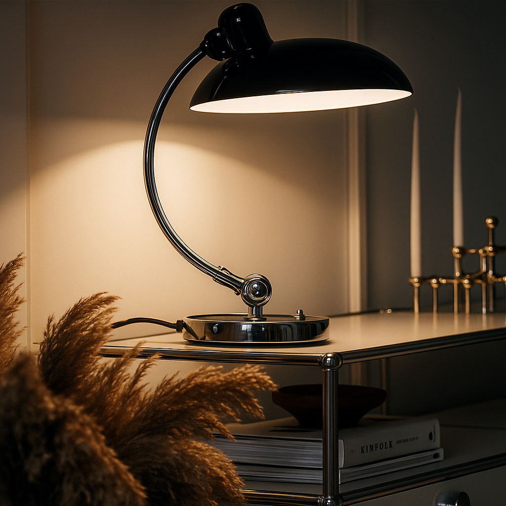 Schreibtischlampe Metall verstellbar | E27 | Modern