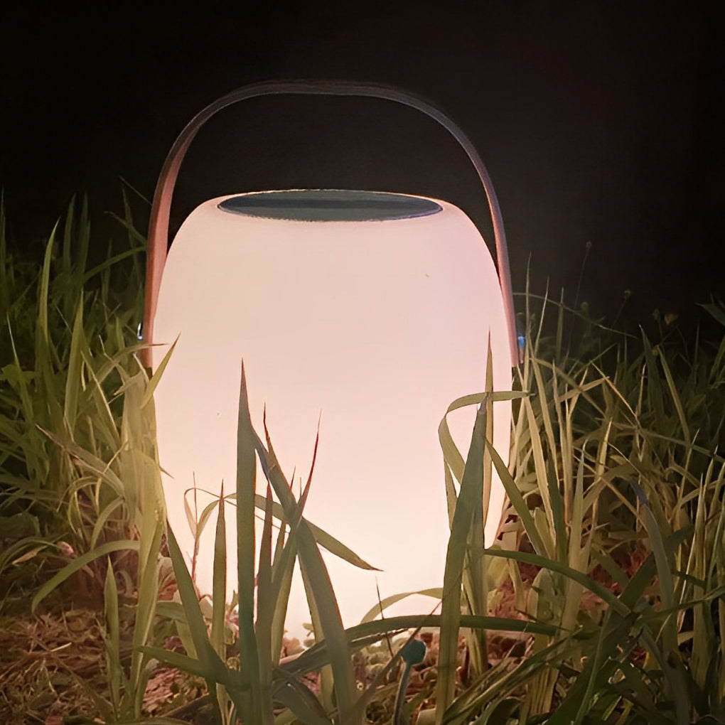 Tragbare Solar-Laterne Außen | LED 3000K | IP65 | Garten & Terrasse