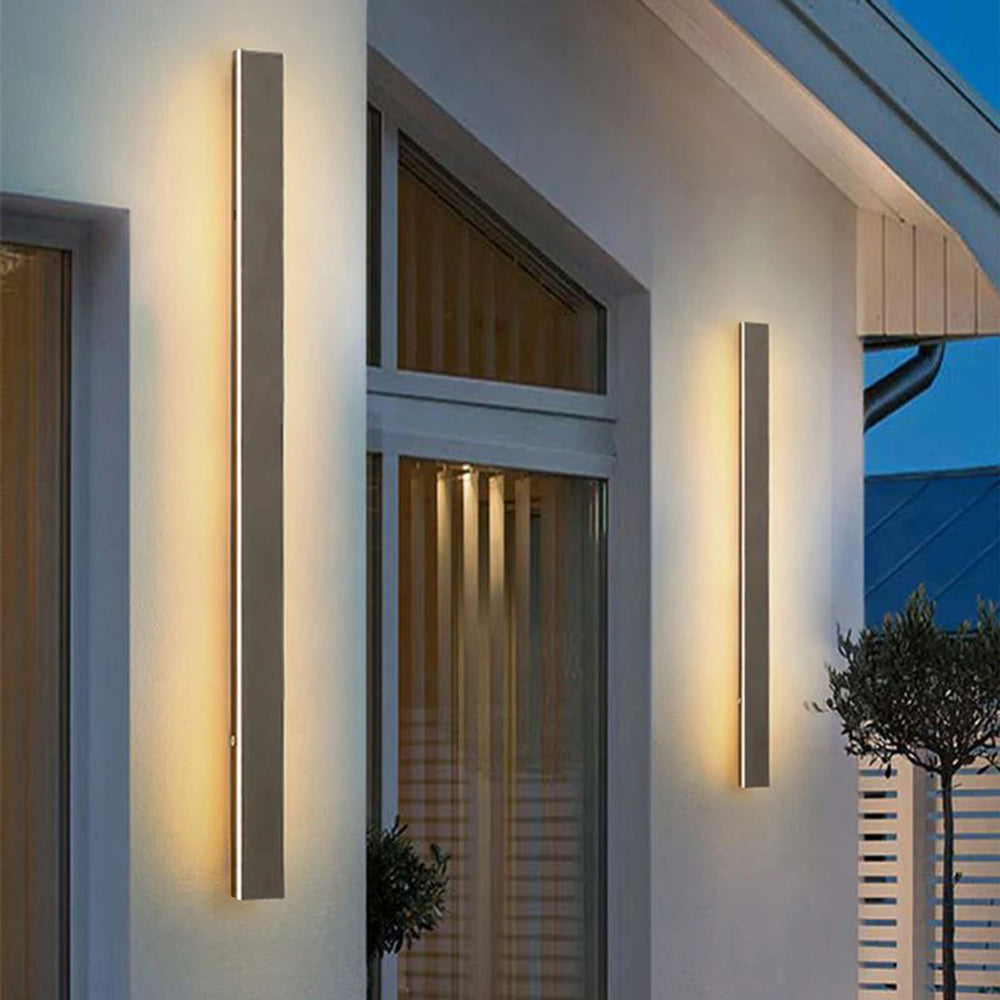 LED-Außenwandleuchte | Modernes Linear-Design | Garten & Flur