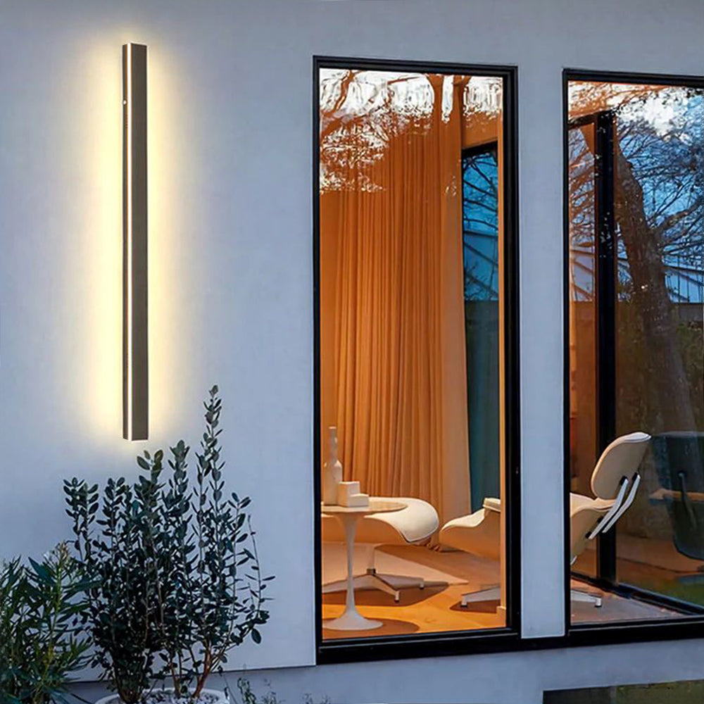 LED-Außenwandleuchte | Modernes Linear-Design | Garten & Flur
