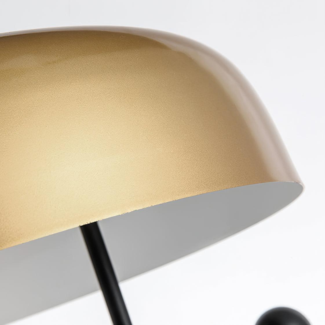 Tischlampe Marmor Metall | E27 | Goldschirm | Modern