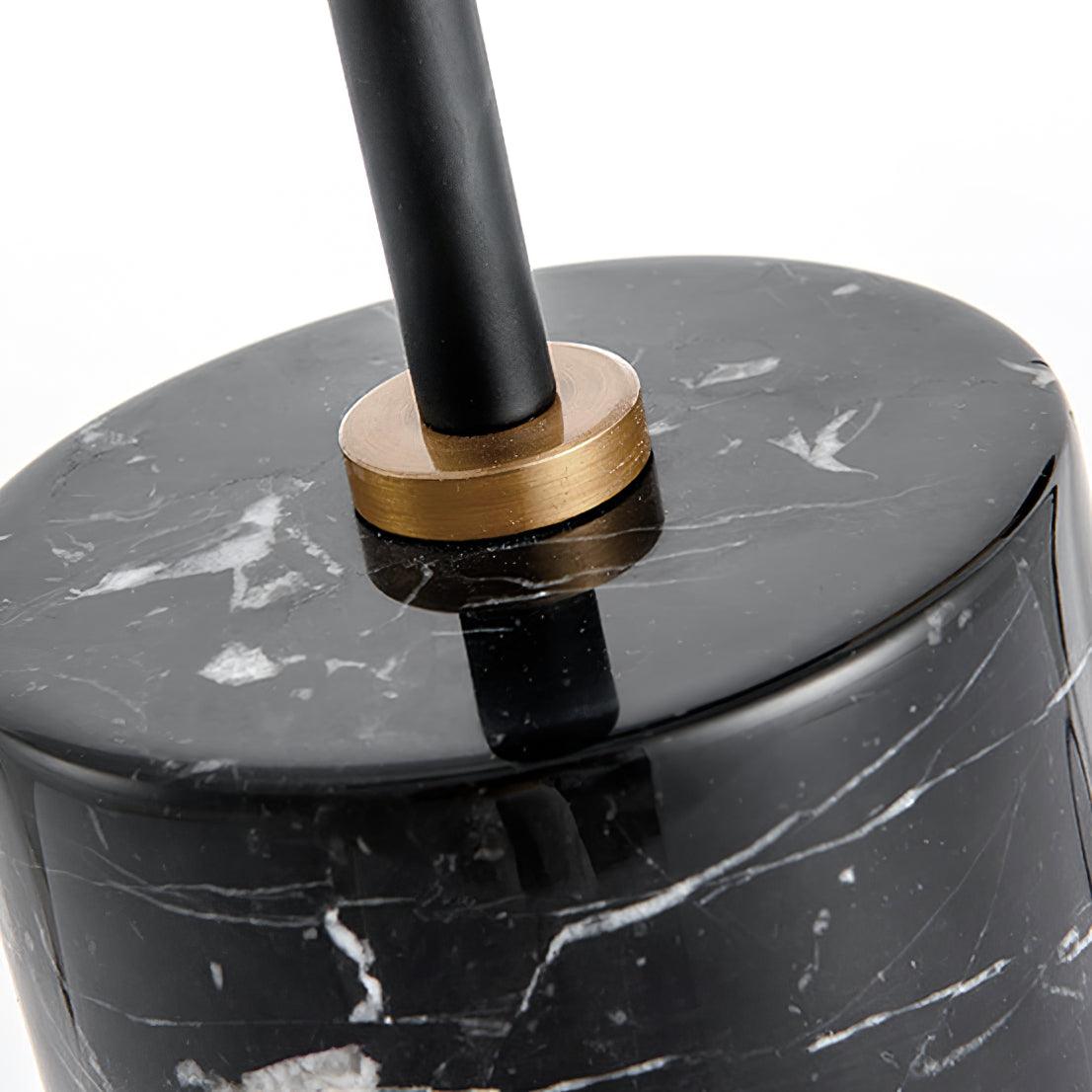 Tischlampe Marmor Metall | E27 | Goldschirm | Modern