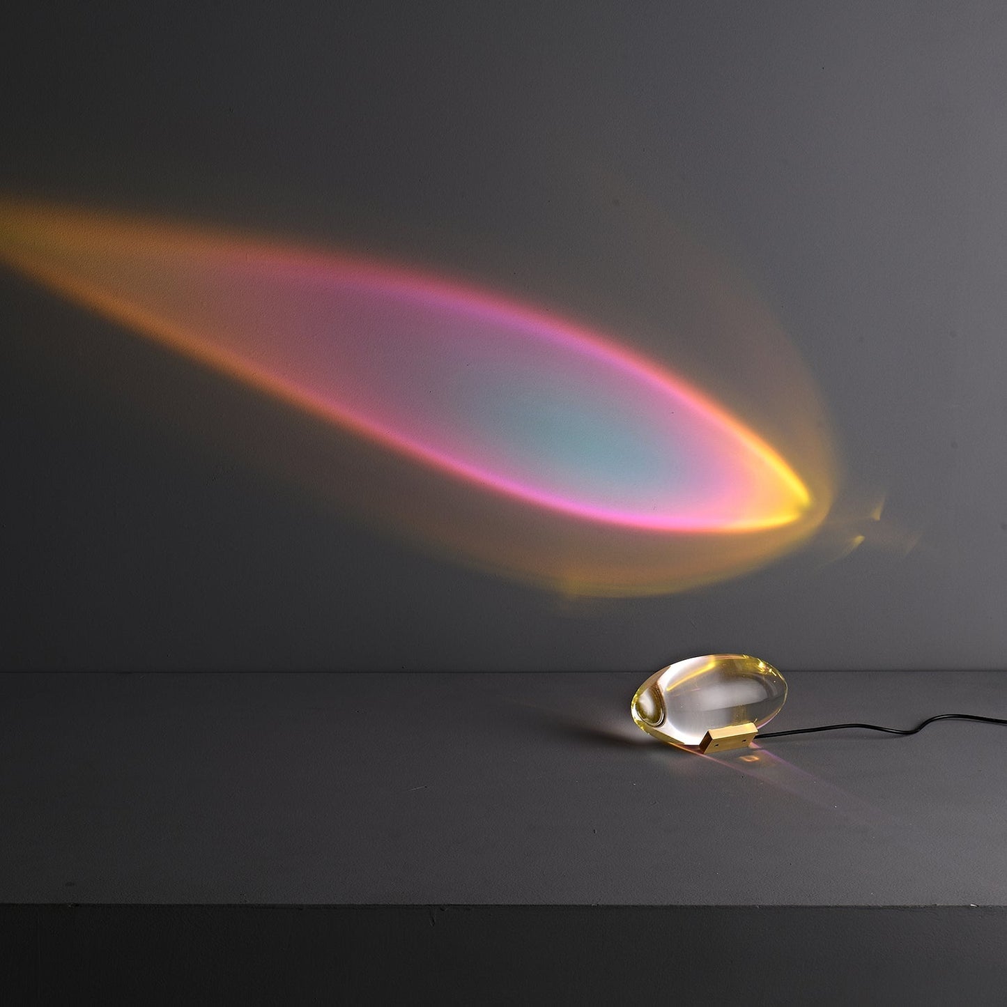 Tischlampe | LED | Kristall & Chrom | Modern Elegant