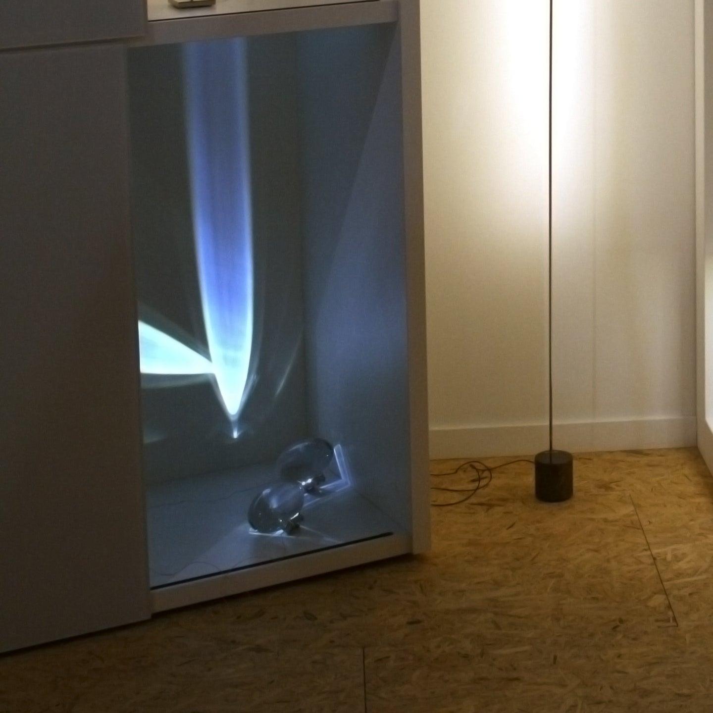 Tischlampe | LED | Kristall & Chrom | Modern Elegant