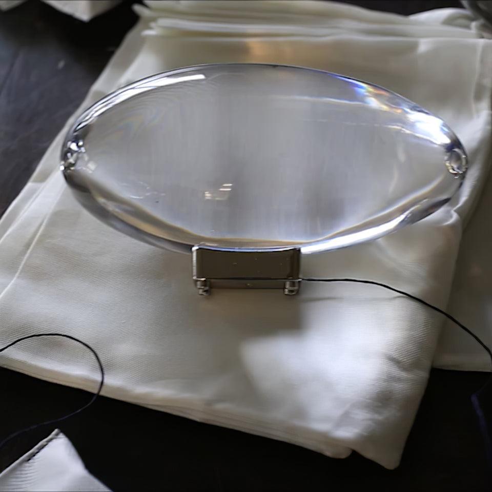 Tischlampe | LED | Kristall & Chrom | Modern Elegant