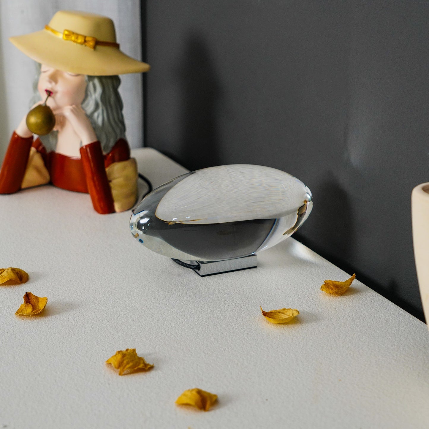 Tischlampe | LED | Kristall & Chrom | Modern Elegant