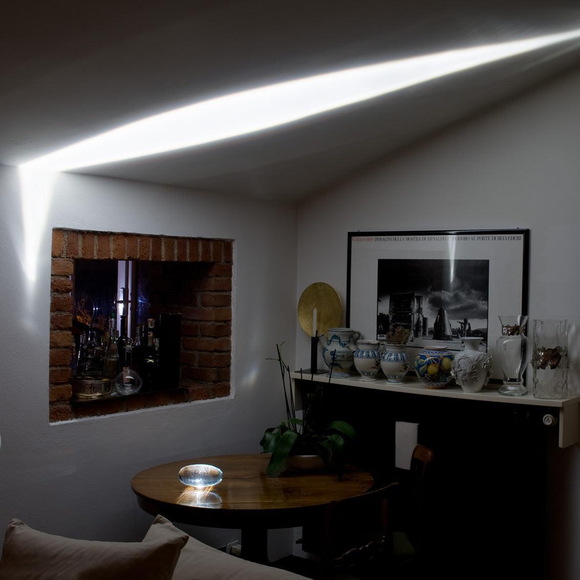 Tischlampe | LED | Kristall & Chrom | Modern Elegant