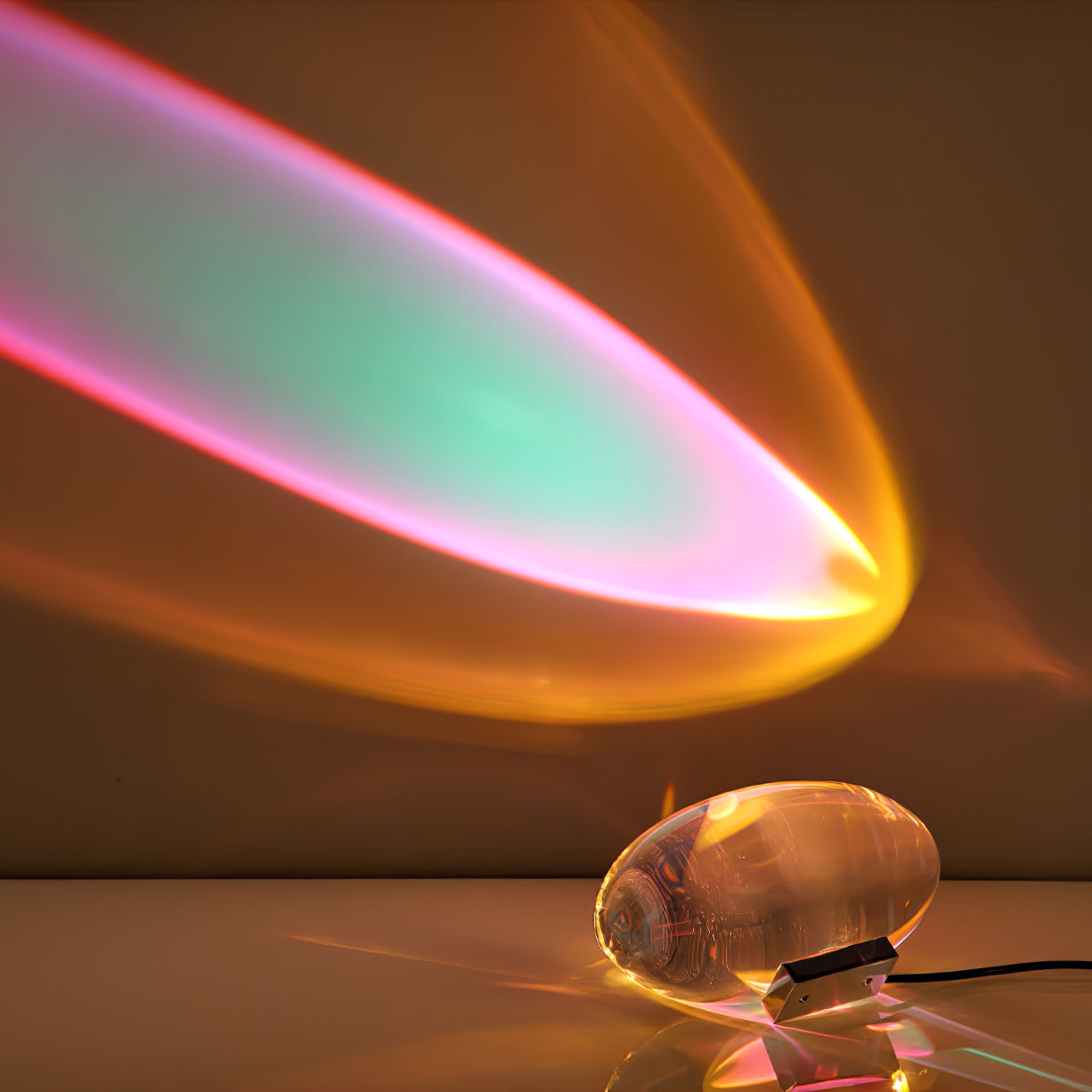 Tischlampe | LED | Kristall & Chrom | Modern Elegant