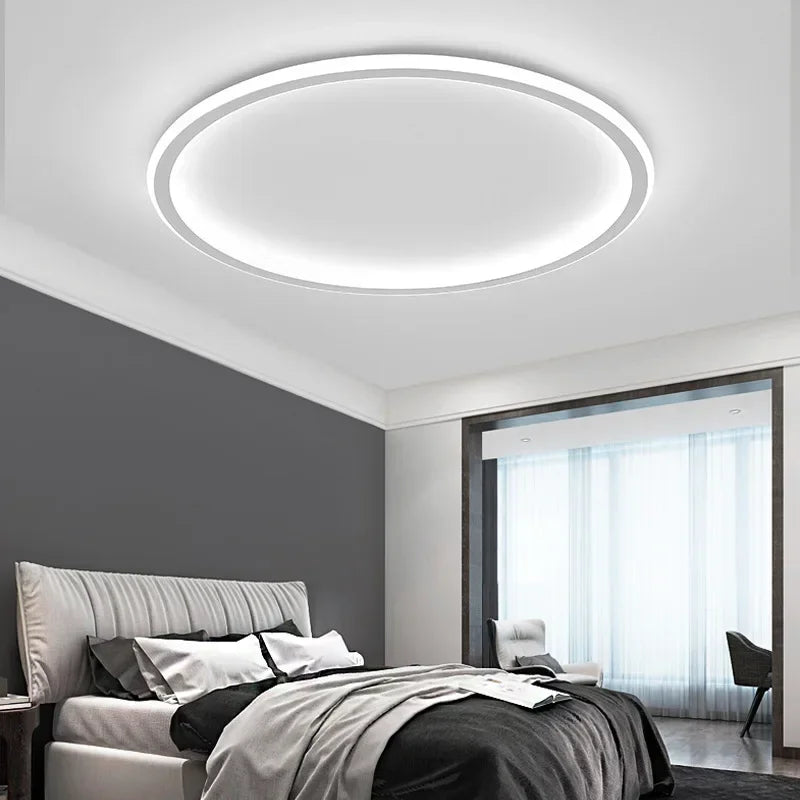 LED-Deckenleuchte | Skandinavischer Stil | Rundes Design | Moderne Wohnraumbeleuchtung